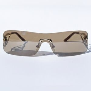 Christian Dior Fire Sunglasses Vintage With Brown Tint